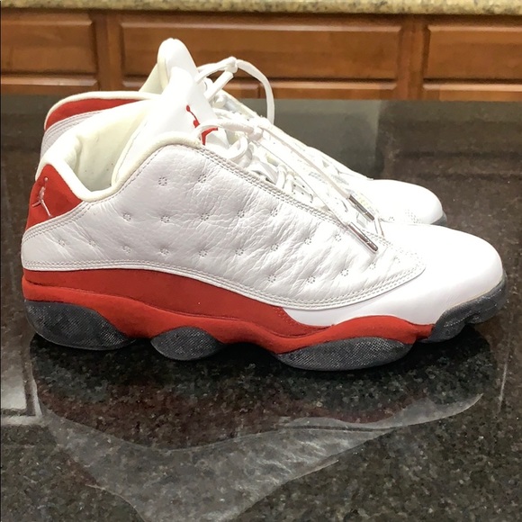 Air Jordan 13 XIII Retro Low Size 9 Wht / Red - Picture 3 of 8